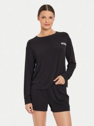 Hugo Koszulka piżamowa Unite 50490706 Czarny Relaxed Fit. Czarne koszule nocne Hugo, xs, bez wzorów, z wiskozy, bez ramiączek. Za 149.99 zł.