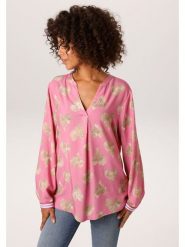 Aniston Bluzka w kolorze różowo-beżowym rozmiar: 40. Różowe bluzki Aniston, bez wzorów, z wiskozy, bez kołnierzyka, bez ramiączek. Za 130.99 zł.