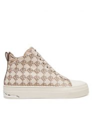 DKNY Trampki K2535281 Beżowy. Brązowe trampki DKNY, bez wzorów, z materiału, bez zapięcia. Za 379.99 zł.