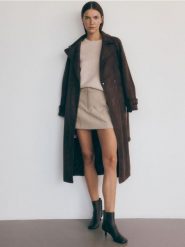 Wełniany sweter - beżowy. Brązowe swetry Reserved, l, bez wzorów, z wełny, bez ramiączek. W wyprzedaży za 139.99 zł.