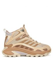 Merrell Trekkingi Moab Speed 2 Mid GORE-TEX J038822 Beżowy. Brązowe buty trekkingowe Merrell, z gore-texu, bez zapięcia. Za 849.99 zł.