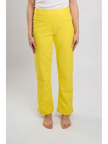 Marks & Spencer Spodnie w kolorze żółtym rozmiar: 34. Żółte spodnie materiałowe Marks & Spencer, bez wzorów, z materiału, z podwyższonym stanem. Za 64.95 zł.