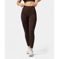 Second Life - Legginsy bezszwowe push-up Carpatree Elite... - Stan Doskonały. Brązowe legginsy Carpatree, bez wzorów, z elastanu, długie. Za 143.99 zł.
