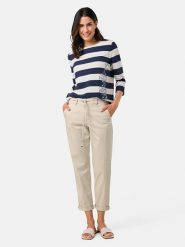 Gerry Weber Spodnie chino w kolorze beżowym rozmiar: 46. Brązowe chinosy Gerry Weber, bez wzorów, z tkaniny. Za 145.60 zł.