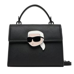 Torebka KARL LAGERFELD. Czarne torebki klasyczne KARL LAGERFELD, bez wzorów, klasyczne, bez dodatków. Za 799.99 zł.