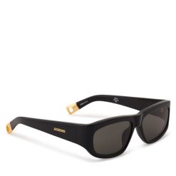 Okulary przeciwsłoneczne JACQUEMUS. Czarne okulary przeciwsłoneczne JACQUEMUS, bez wzorów. Za 1,119.00 zł.