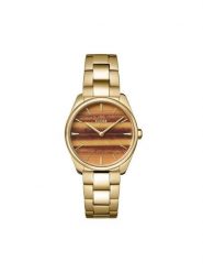 Cluse Zegarek Féroce Petite CW11218 Złoty. Żółte, analogowe zegarki Cluse, złote. Za 359.99 zł.