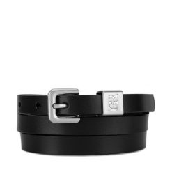 Pasek Damski GINO ROSSI. Czarne paski Gino Rossi, bez wzorów. Za 99.99 zł.