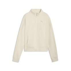 Damska bluza o luźnym kroju PUMA Class z zamkiem pod szyją PUMA. Białe bluzy bez kaptura Puma, bez wzorów, bez kaptura, do biegania. Za 279.00 zł.