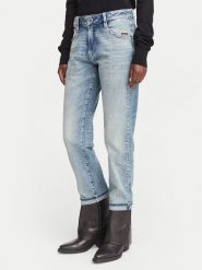 G-Star Raw Jeansy Loux D29953-E205 Niebieski jasny Boyfriend Fit. Niebieskie jeansy G-Star, bez wzorów, z bawełny, retro. Za 469.99 zł.