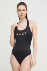 Roxy jednoczęściowy strój kąpielowy Active kolor czarny lekko usztywniona miseczka. Czarne stroje jednoczęściowe Roxy, bez wzorów, z dzianiny. Za 219.99 zł.