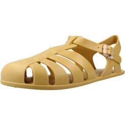 Sandały IGOR URA Żółty. Żółte sandały IGOR, bez wzorów, z syntetyku, bez obcasa, bez zapięcia. Za 166.99 zł.