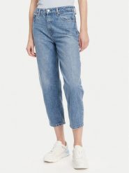 Tommy Hilfiger Jeansy WW0WW44365 Niebieski Tapered Fit. Niebieskie jeansy Tommy Hilfiger, bez wzorów, z bawełny. Za 399.99 zł.