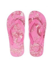 Versace Jeans Couture Japonki 80VA3SQ7 ZSS80 Różowy. Czerwone japonki Versace Jeans Couture, bez wzorów, z jeansu. Za 269.99 zł.