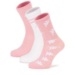 Skarpety Kappa. Czerwone skarpetki Kappa, bez wzorów. Za 39.99 zł.