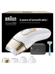 Braun Depilator IPL "Silk-expert Pro IPL PL5431" w kolorze złoto-białym rozmiar: onesize. Depilatory Braun. Za 2,144.99 zł.