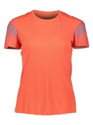 Mizuno Koszulka funkcyjna "Aero" w kolorze pomarańczowym rozmiar: S. Pomarańczowe t-shirty sportowe Mizuno, s, bez wzorów, z materiału, bez ramiączek, outdoorowe. Za 96.14 zł.