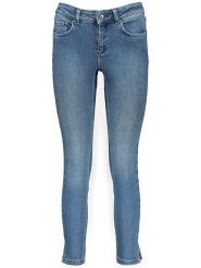 Oui Dżinsy - Skinny fit - w kolorze niebieskim rozmiar: 38. Niebieskie jeansy Oui, bez wzorów, z denimu, klasyczne. Za 189.74 zł.