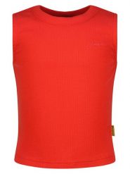 Vingino Top w kolorze czerwonym rozmiar: 152. Czerwone topy Vingino, bez wzorów, z bawełny, bez kołnierzyka, bez ramiączek. Za 52.99 zł.