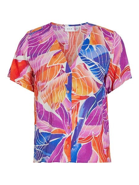 Vila Bluzka ze wzorem rozmiar: 38. Bluzki Vila, bez wzorów, bez kołnierzyka, bez ramiączek. Za 61.17 zł.