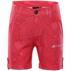 Lekkie i Oddychające Szorty Dziecięce Alpine Pro Larko 128-134. Zielone szorty Alpine Pro, bez wzorów, sportowe. Za 135.99 zł.