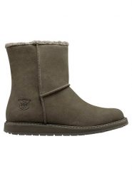 Helly Hansen Skórzane botki zimowe "Annabelle" w kolorze khaki rozmiar: 39,3. Brązowe botki Helly Hansen, bez wzorów, z materiału, bez obcasa, bez zapięcia. Za 211.66 zł.
