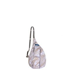 Plecak Kavu Mini Rope Bag - beach doodle. Fioletowe plecaki KAVU, bez wzorów, bez dodatków. Za 140.99 zł.
