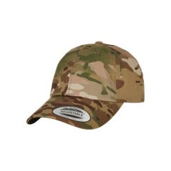 Czapka Urban Classics Low Profile Cotton Twill Multicam®. Brązowe czapki z daszkiem Urban Classics, bez wzorów, eleganckie. Za 89.55 zł.