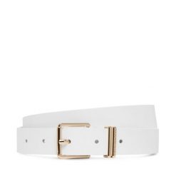Pasek Tommy Hilfiger. Białe paski Tommy Hilfiger, bez wzorów. Za 229.99 zł.