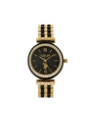 U.S. Polo Assn. Zegarek USP8365YG Złoty. Żółte, analogowe zegarki U.S. Polo Assn., metalowe. Za 399.99 zł.
