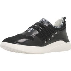 Buty GEOX D THERAGON A Czarny. Czarne buty trekkingowe Geox, bez wzorów, z tkaniny, bez zapięcia, trekkingowe. Za 258.99 zł.
