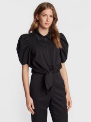 Ba&sh Koszula Dean 1H22DEAN Czarny Regular Fit. Czarne koszule Ba&sh, l, bez wzorów, z lyocellu, bez kołnierzyka, bez ramiączek. Za 549.99 zł.