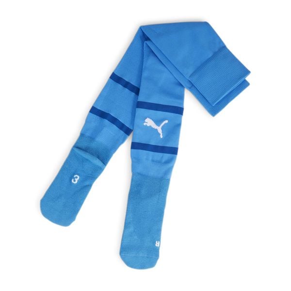 Skarpetki Puma TeamFinal. Niebieskie skarpetki Puma, bez wzorów, z materiału. Za 119.00 zł.