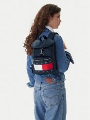 Tommy Jeans Plecak Tjw Archive Backpack AW0AW18088 Granatowy. Niebieskie plecaki Tommy Jeans, bez wzorów, z jeansu, bez dodatków. Za 449.99 zł.