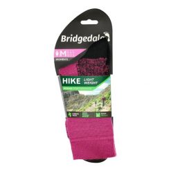 Skarpety do trekkingu damskie Bridgedale HIKE LW END BO ORI LD. Fioletowe skarpetki Bridgedale, bez wzorów. Za 85.99 zł.