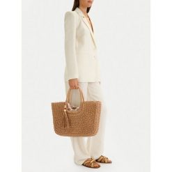 Torebka JENNY. Brązowe torebki klasyczne Jenny, bez wzorów, bez dodatków. Za 149.99 zł.