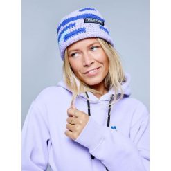 Kapelusz - Damski - Freeride - liliowy. Fioletowe kapelusze POEDERBAAS, na zimę, bez wzorów, z polaru, retro. Za 221.12 zł.