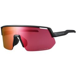 Rowerowe okulary przeciwsłoneczne TECHNIUM 2 L Ridescape Road, czarne. Brązowe okulary przeciwsłoneczne Shimano, bez wzorów. Za 412.15 zł.
