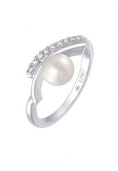 Nenalina Damska elegancka obrączka z perłą hodowlaną słodkowodną i cyrkoniami ze srebra próby 925 Sterling Silver Pierścionki 1 ct Damski. Szare pierścionki Nenalina, z cyrkonią, srebrne. Za 243.99 zł.