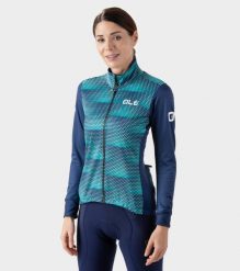 Kurtka rowerowa damska Alé Cycling Solid Sharp. Białe kurtki ALÉ CYCLING, l, bez wzorów, z elastanu, bez kaptura, na fitness i siłownię. Za 542.99 zł.
