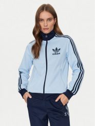 Adidas Bluza Beckenbauer JC5805 Błękitny Regular Fit. Niebieskie bluzy adidas, s, bez wzorów, z bawełny, bez ramiączek, bez kaptura. Za 279.99 zł.