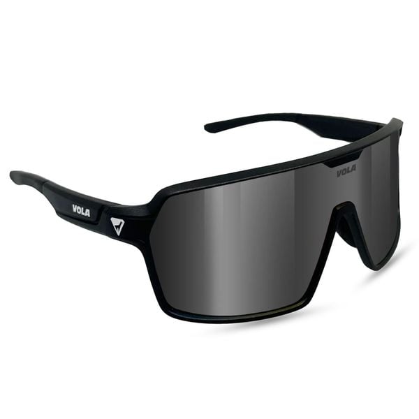 Okulary przeciwsłoneczne Vola Athleos. Czarne okulary przeciwsłoneczne VOLA, bez wzorów. W wyprzedaży za 422.00 zł.