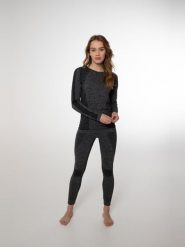 Legginsy termiczne damskie Protest CASEY. Szare legginsy Protest, bez wzorów, z elastanu, sportowe. Za 283.00 zł.