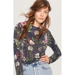 Bluzka z błyszczącą nitką - Wielobarwn. Bluzki marki Reserved. Za 59.99 zł.