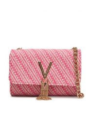 Valentino Torebka Divina Summer VBS9XI03S Różowy. Czerwone kopertówki Valentino, bez wzorów, ze skóry, wizytowe, bez dodatków. Za 339.99 zł.