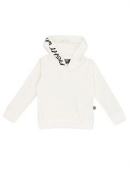 Bluza z kaptur na co dzień na siłownię. Białe bluzy LEONE 1947 APPAREL, bez wzorów, bez ramiączek, bez kaptura. Za 105.21 zł.