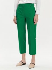 Tommy Hilfiger Chinosy WW0WW40504 Zielony Straight Fit. Zielone chinosy Tommy Hilfiger, bez wzorów, z bawełny. Za 309.99 zł.