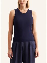 Seidensticker Top w kolorze granatowym rozmiar: M. Niebieskie topy Seidensticker, m, bez wzorów, bez kołnierzyka, bez ramiączek. Za 143.90 zł.