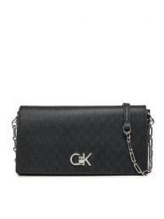 Calvin Klein Torebka Ck Convertible Mini Bag_Mono K60K613141 Czarny. Czarne listonoszki Calvin Klein, bez wzorów, ze skóry, bez dodatków. Za 529.99 zł.