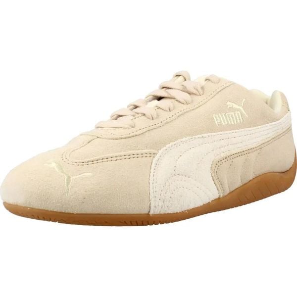 Buty PUMA YELLOW 40361903 Jasnobrązowy. Brązowe buty trekkingowe Puma, bez wzorów, ze skóry, bez zapięcia, na fitness i siłownię. Za 429.99 zł.